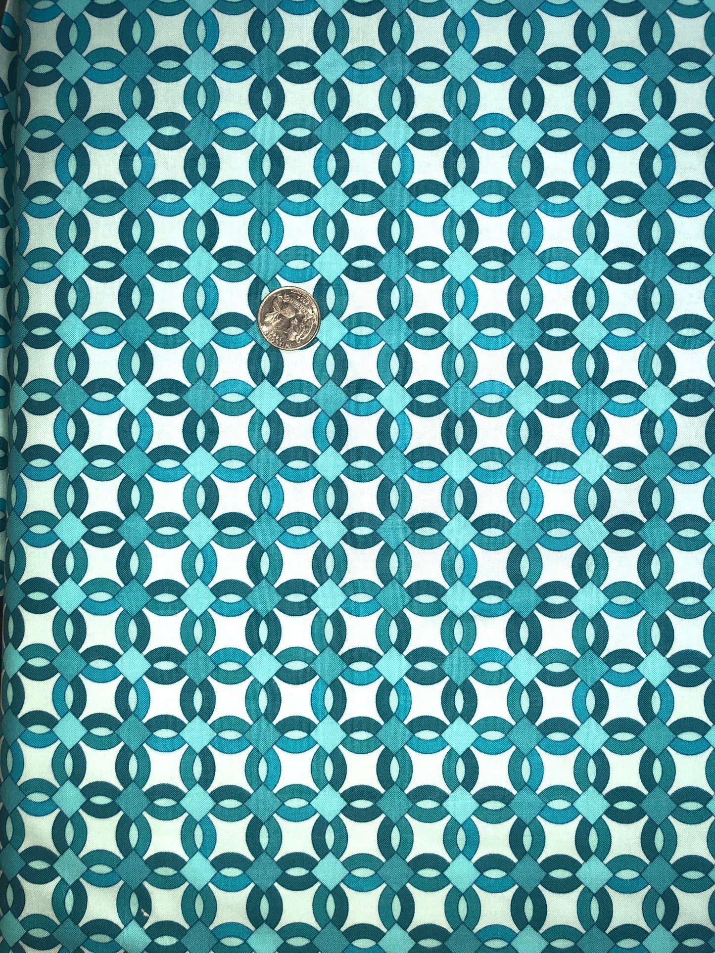 Aqua Mixxoni By Kanvas Studios Cotton Fabric 5236-84