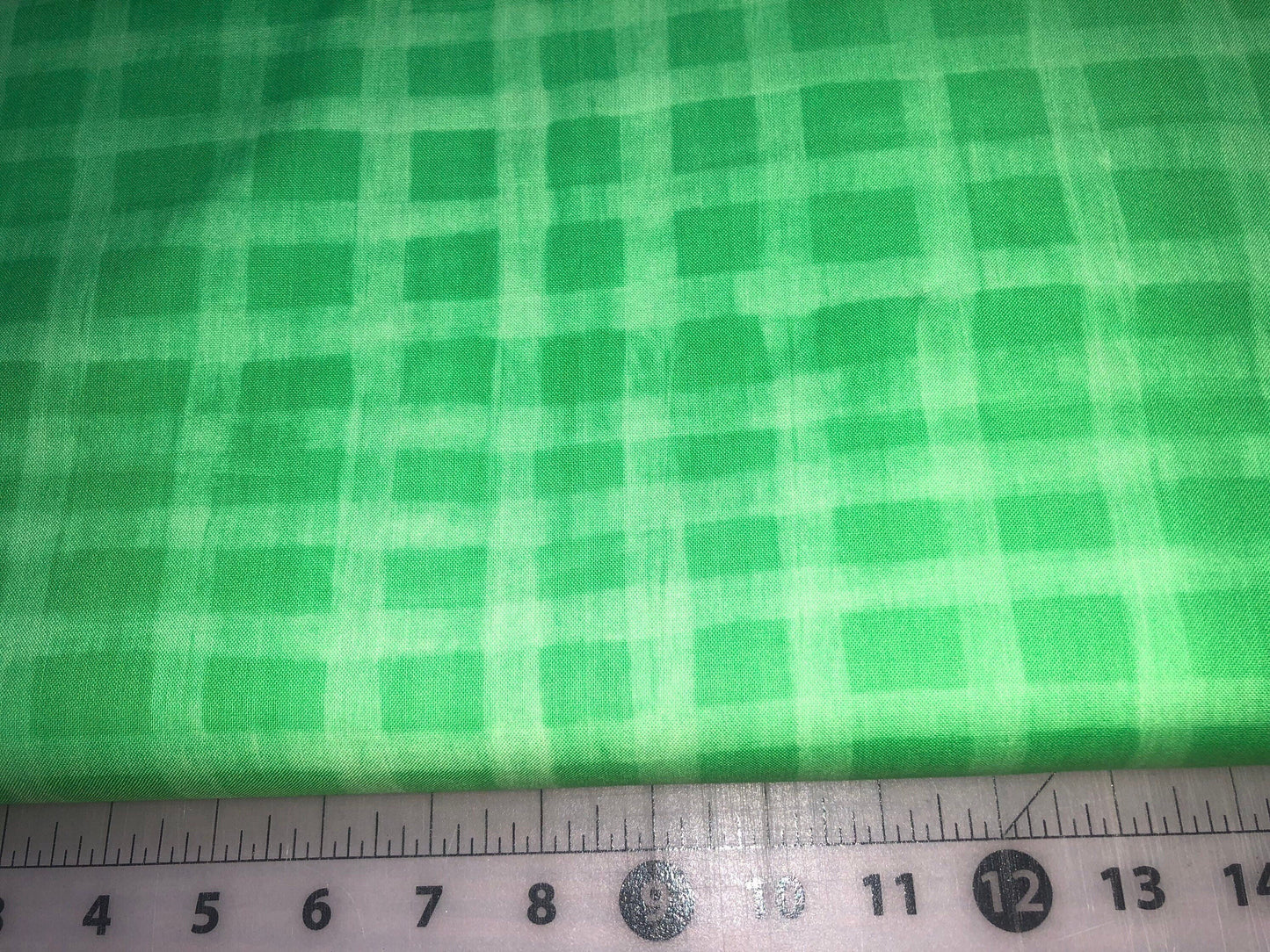 Green Plaid MK14 Sunscreen - Marie Kelzer for Westminster Fabrics - Cotton Fabric