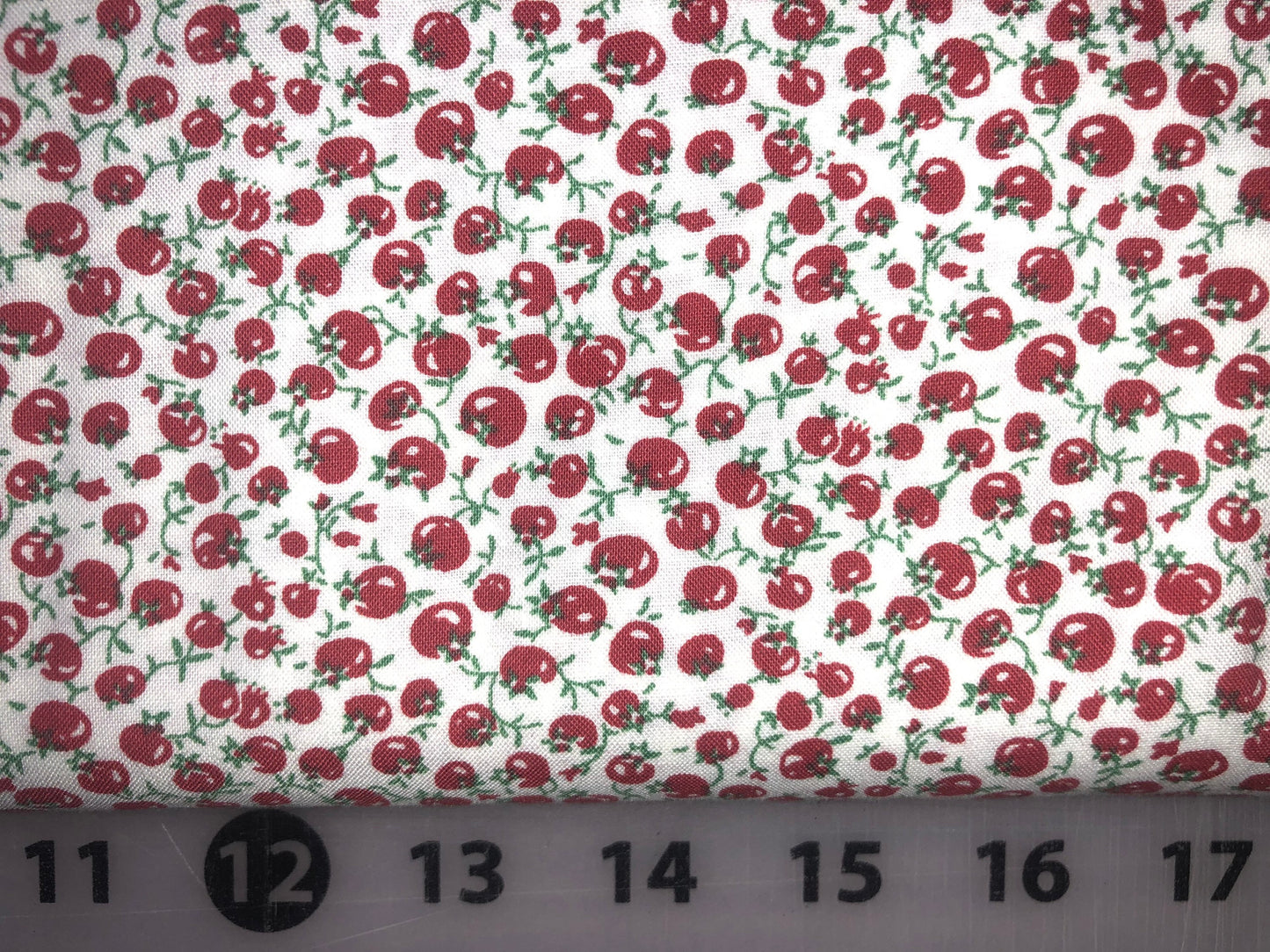 Tomatoes on White 954-2 Abigail's Album from Troy Riverwoods Collection - Cotton Fabric