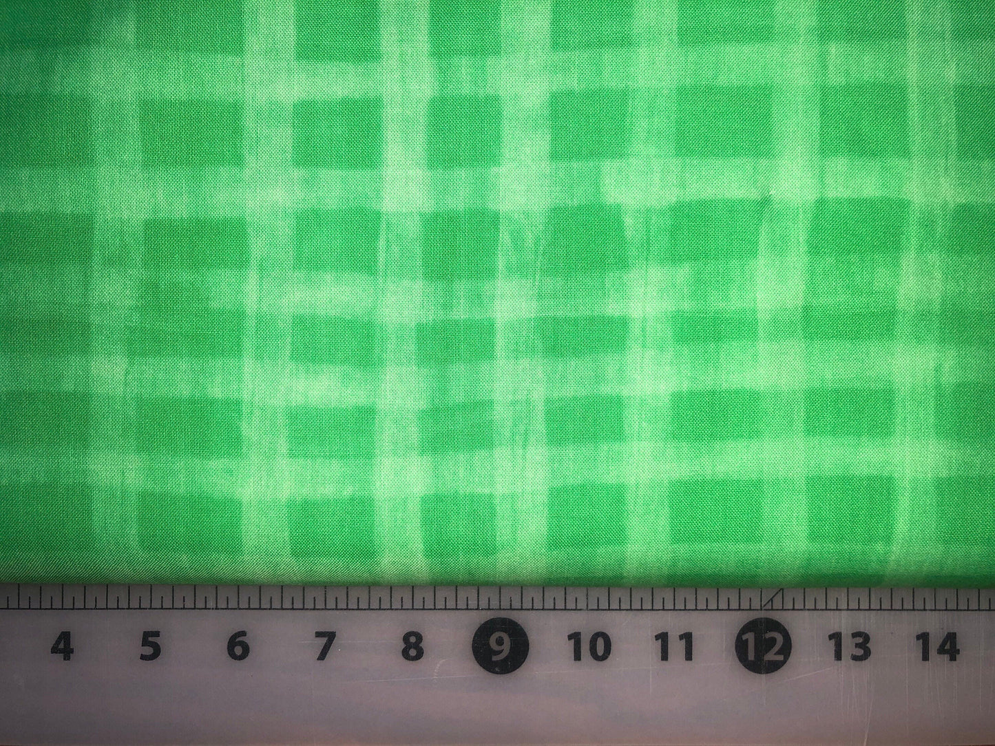 Green Plaid MK14 Sunscreen - Marie Kelzer for Westminster Fabrics - Cotton Fabric