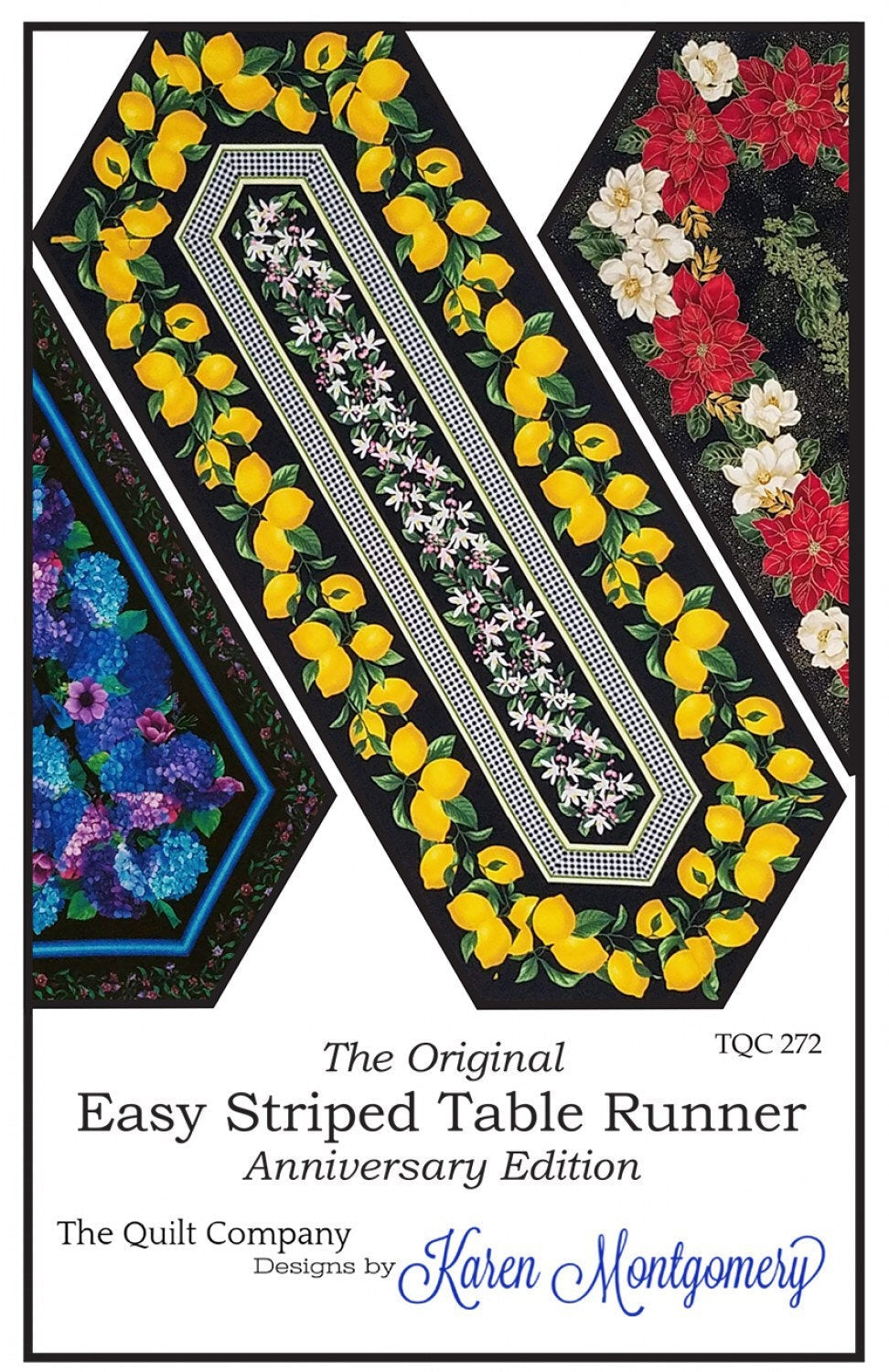 Easy Striped Table Runner Quilt Pattern by The Quilt Company PAPER PATTERN