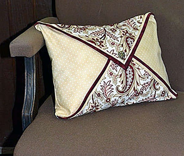 Double Flap Pillow by Debra K Zellner for Cut Loose Press - PAPER PATTERN