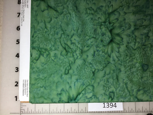 1394 Fabrics That Care LLC Batik Cotton Fabric Gorgeous Greens