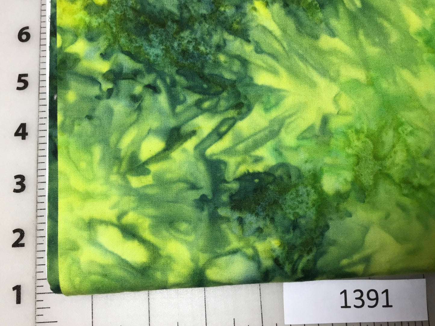 1391 Fabrics That Care LLC Batik Cotton Fabric Gorgeous Greens