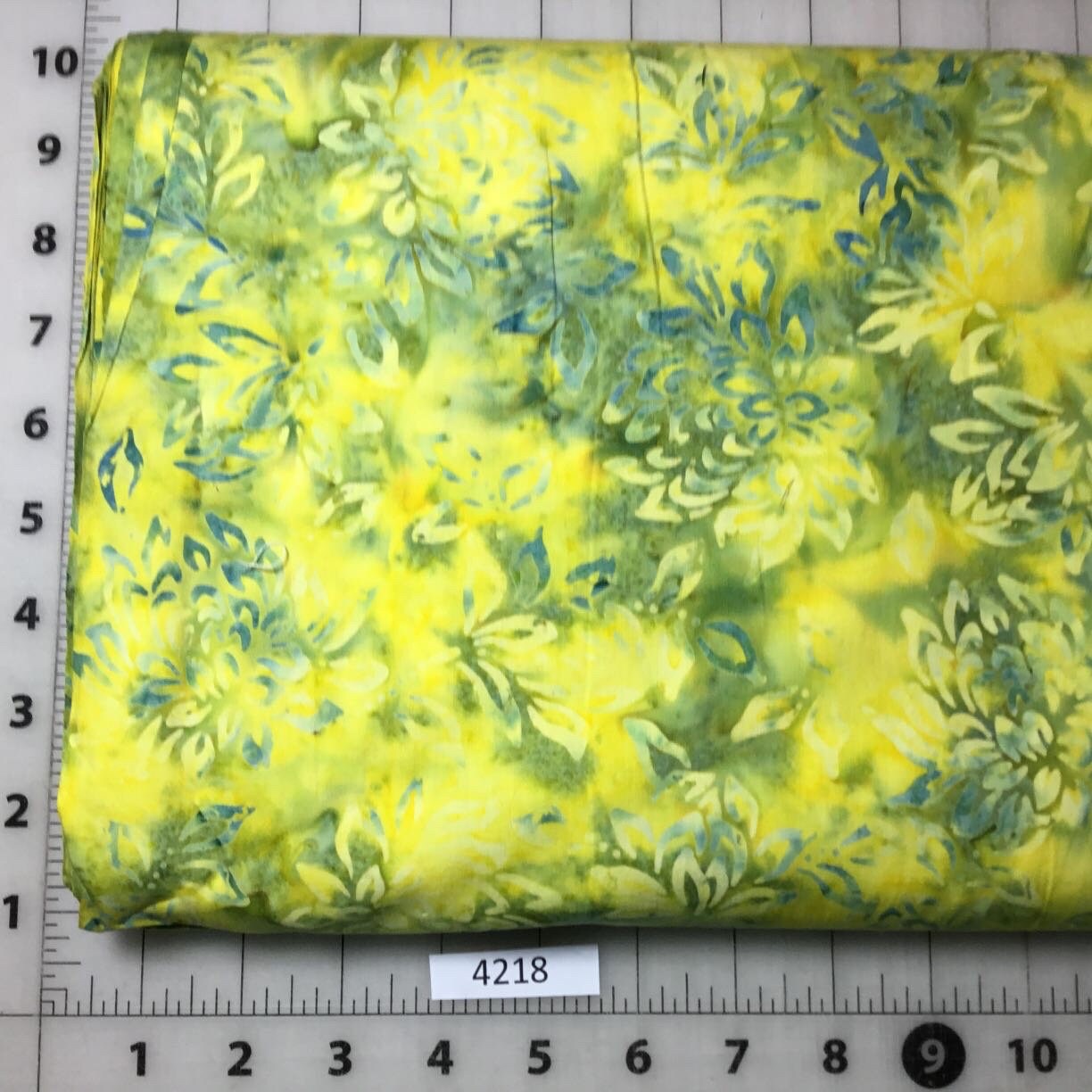 4218 Remnants of Summer from Batik Textiles Yellow Green