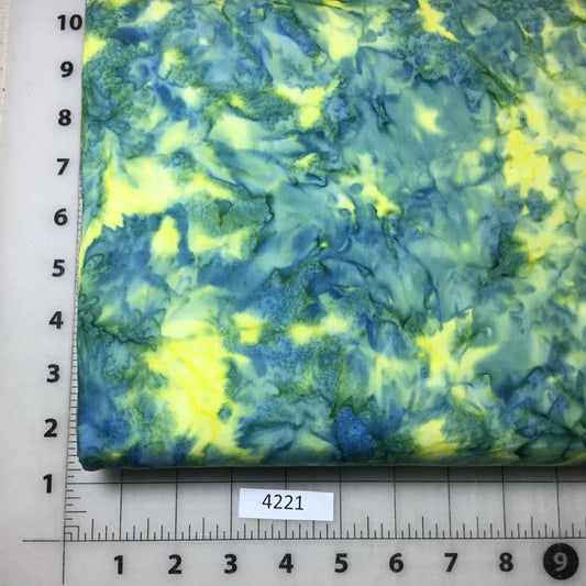 4221 Remnants of Summer from Batik Textiles Yellow Green