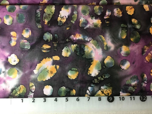 Troy Gold Crown Collection Batiks Purple, Green and Gold