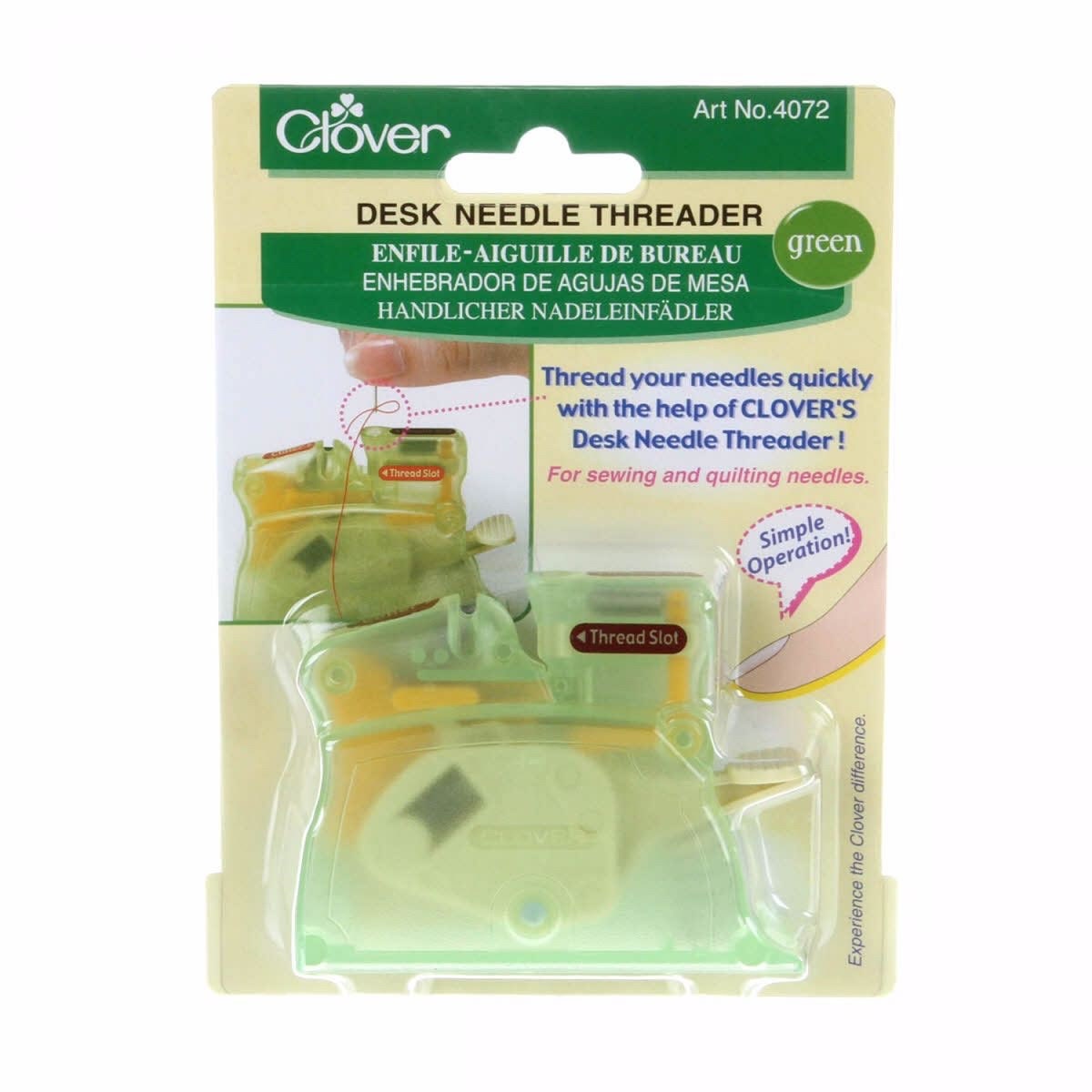 Desk Needle Threader by Clover 4072