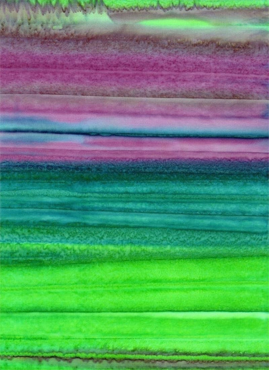 243 Venus, Cattails & Moon Bayou from Batik Textiles Batik Cotton Green Lavender Pink