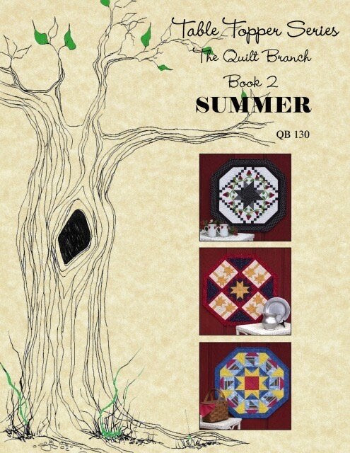 Summer Book 2 Table Topper Series from the Quilt Branch