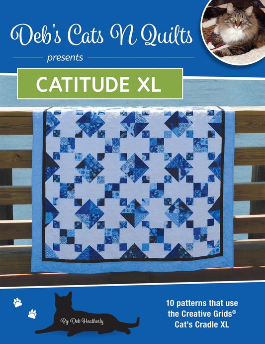 Catitude  XL by Deb Heatherly PAPER PATTERN