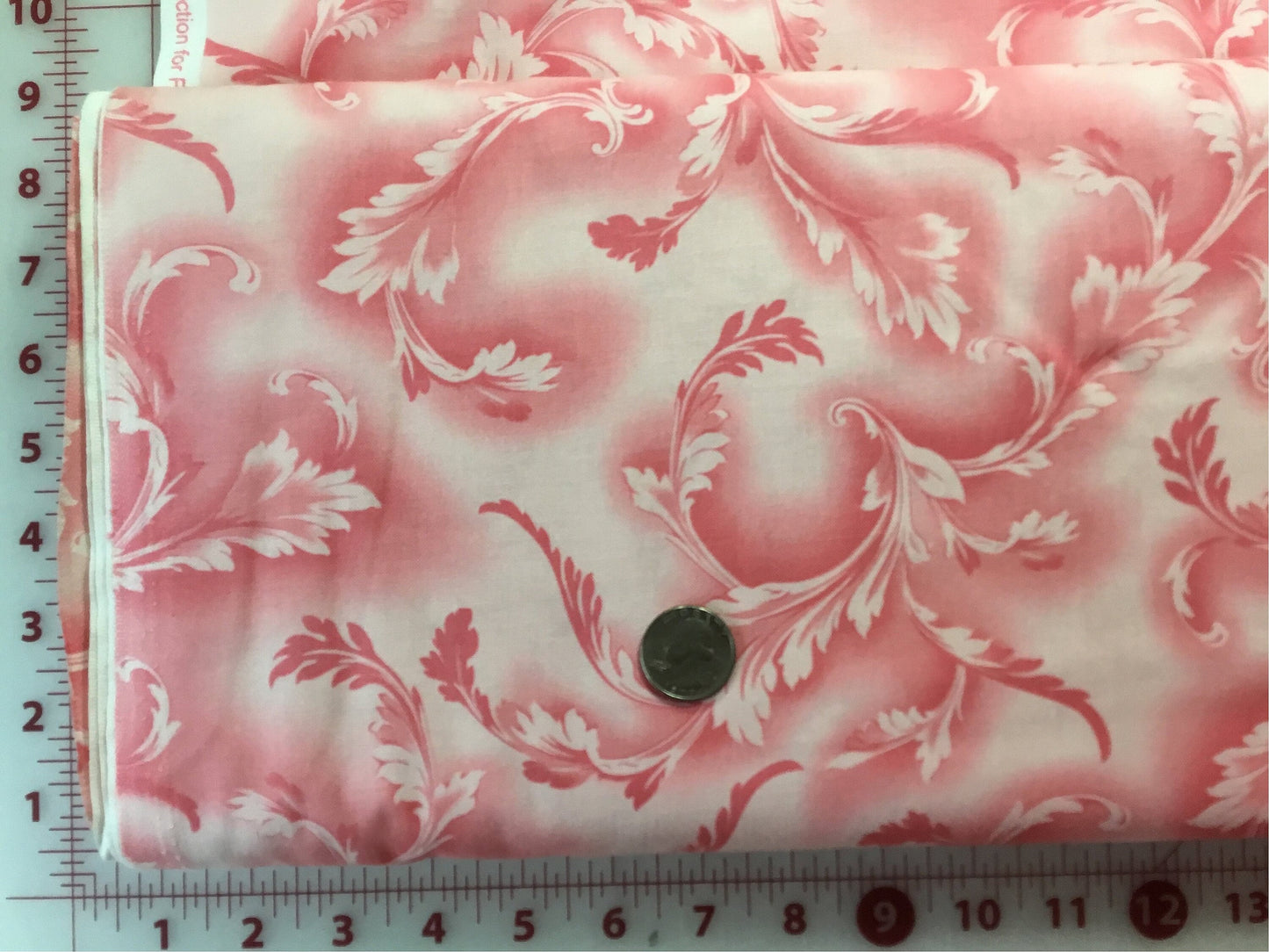 Geraldine Pink Vines from the French Collection Cotton Fabric from Fine Lines Fabric G1057