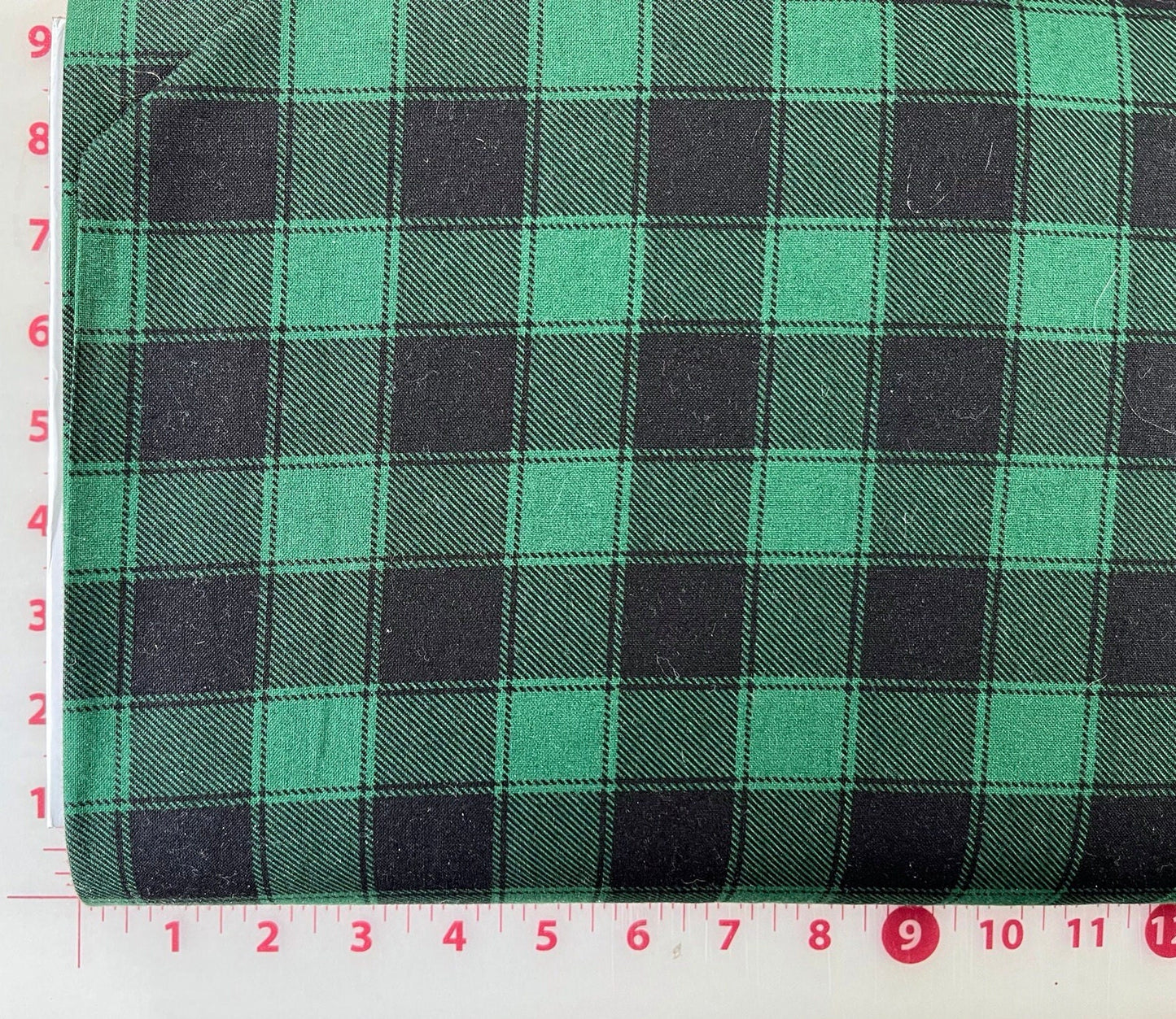 Holiday Green and Black Plaid Cotton by Timeless Treasures C5784